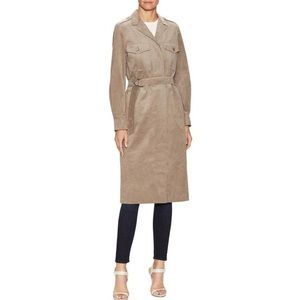 MaxMara Faux Suede Trench